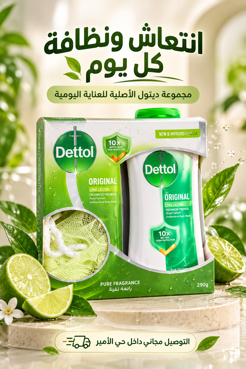 غسول جسم dettol 2